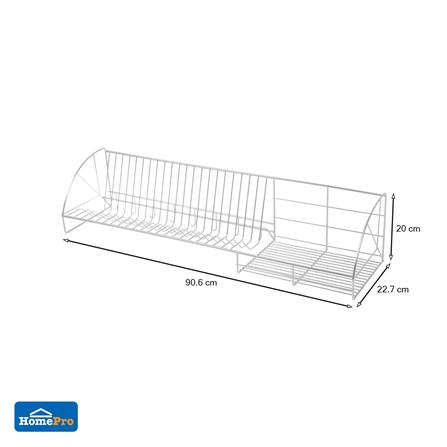 ชั้นคว่ำจานติดผนังสเตนเลส90cm KECH LEAF_4