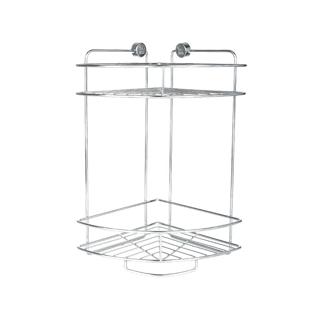 ชั้นเข้ามุมสเตนเลส 2 ชั้น KECH LEAF