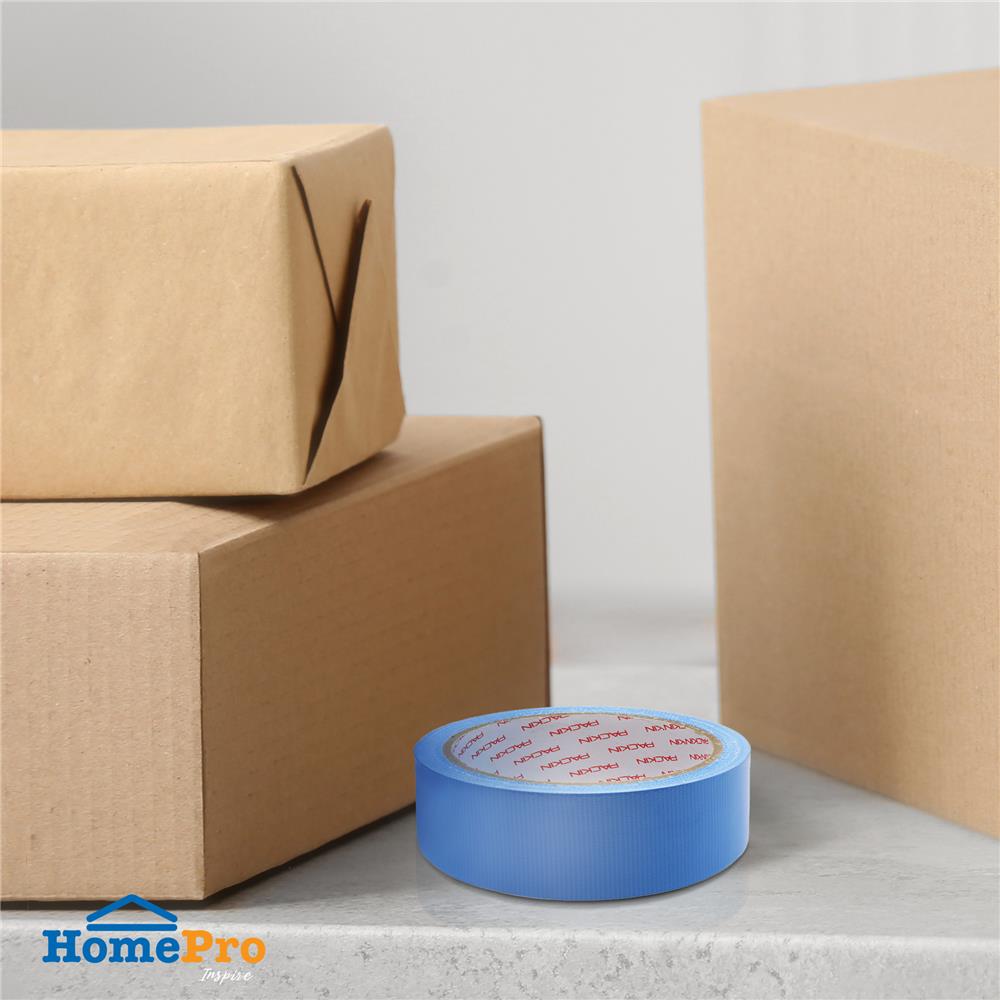 เทปผ้า PACK IN 24 มม.x10 หลา สีฟ้า