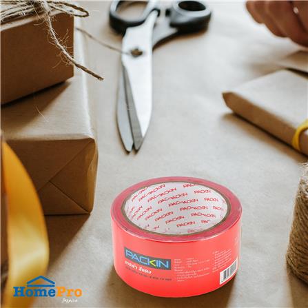 เทปผ้า PACK IN 48 มม.x10 หลา สีแดง_2