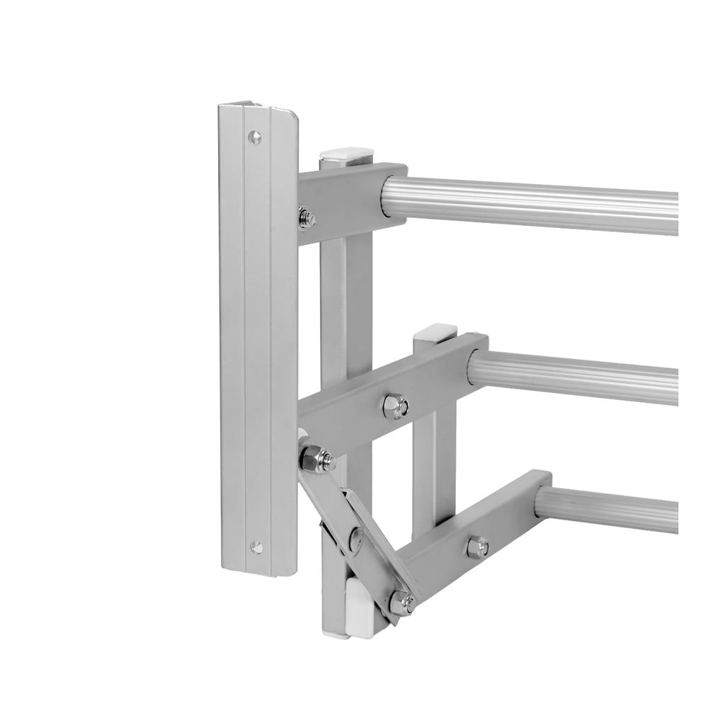 ราวติดผนังอะลูมิเนียมบันได 3 เส้น 80 ซม. PLIM