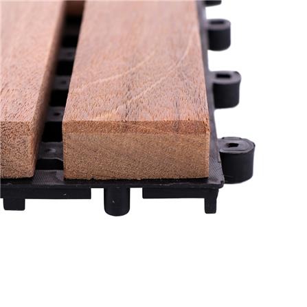 ทางเท้าไม้เนื้อแข็งสลับเรียบ SPRING 30x30 ซม._2