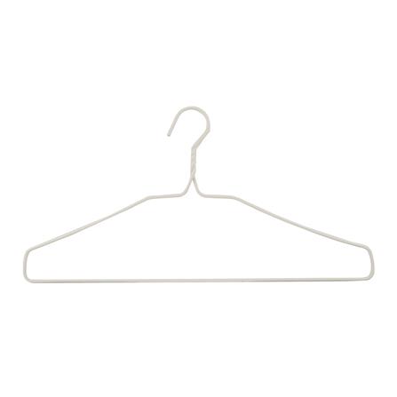 ไม้แขวนเสื้อเคลือบPVC ขาว PLIM (1x12)