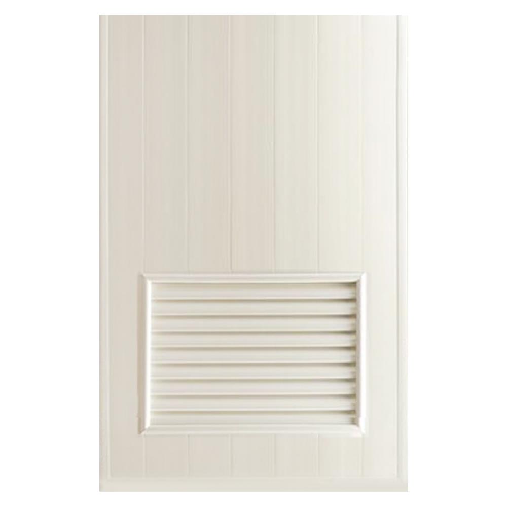 ประตู PVC บานประกอบ AZLE 2 80X200 ซม. สีครีม