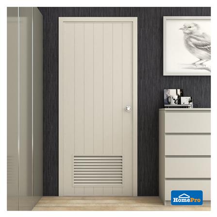 ประตู PVC บานประกอบ AZLE 2 80X200 ซม. สีครีม_3