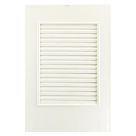 ประตู PVC บานประกอบ AZLE 3 80X200 ซม. สีครีม_2