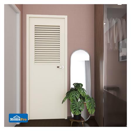 ประตู PVC บานประกอบ AZLE 3 80X200 ซม. สีครีม_3