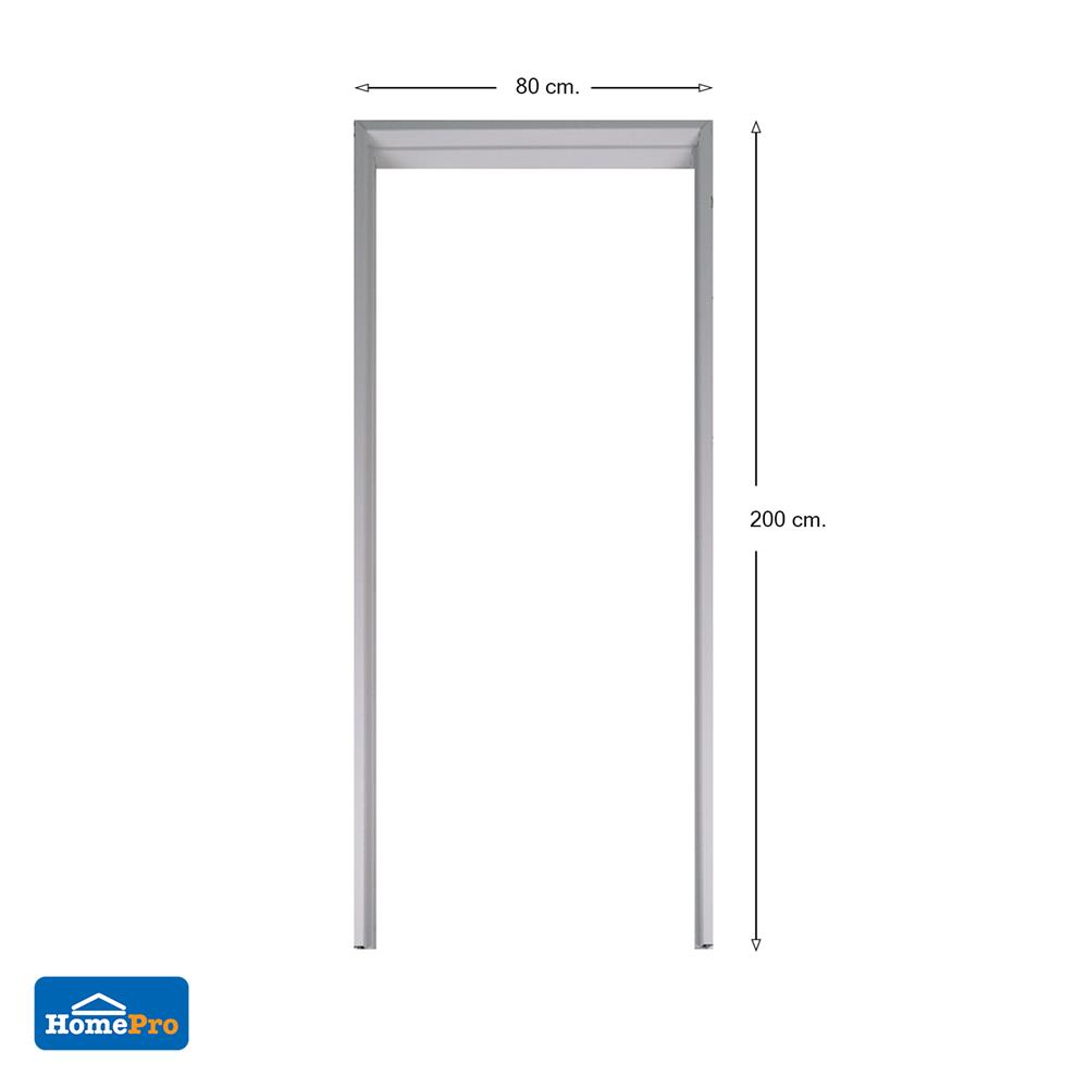 วงกบประตู PVC AZLE 80X200 ซม. สีครีม