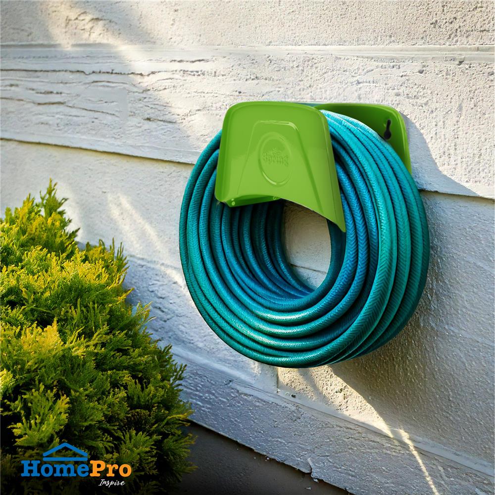 ที่แขวนสายยาง เหล็ก SPRING สีเขียว