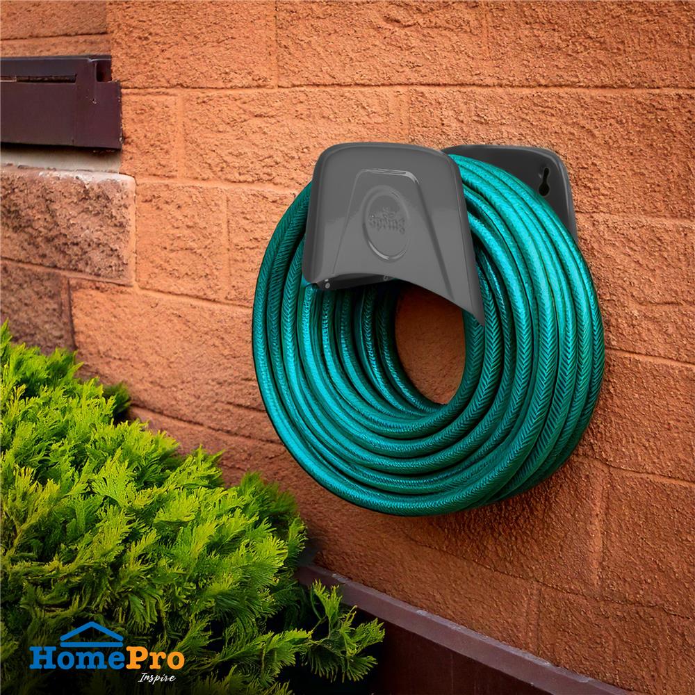 ที่แขวนสายยาง เหล็ก SPRING สีเทา