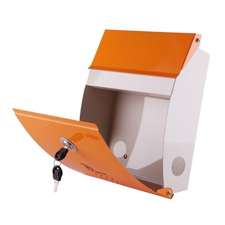 ตู้จดหมาย D MAIL BOX MB5102T สีส้ม/เบจ_2