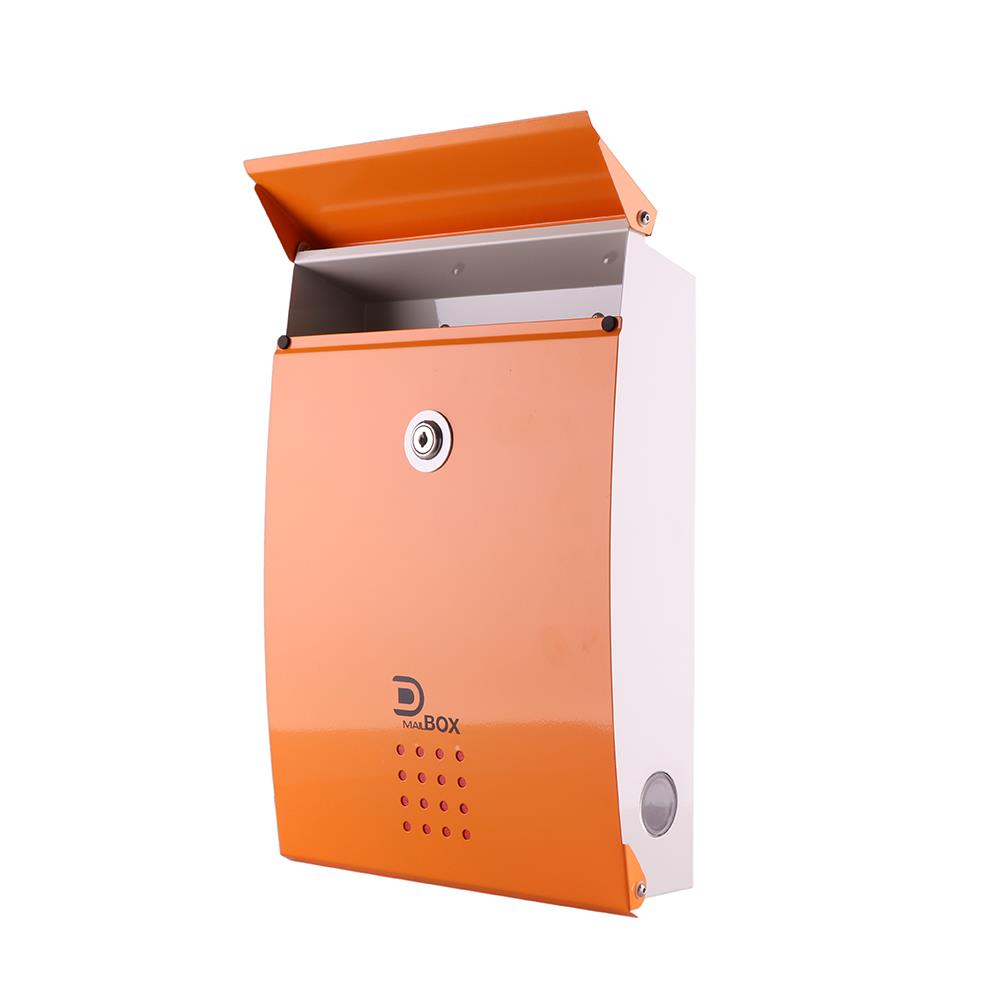 ตู้จดหมาย D MAIL BOX MB5005 สีส้ม/เบจ