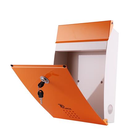 ตู้จดหมาย D MAIL BOX MB5005 สีส้ม/เบจ_2