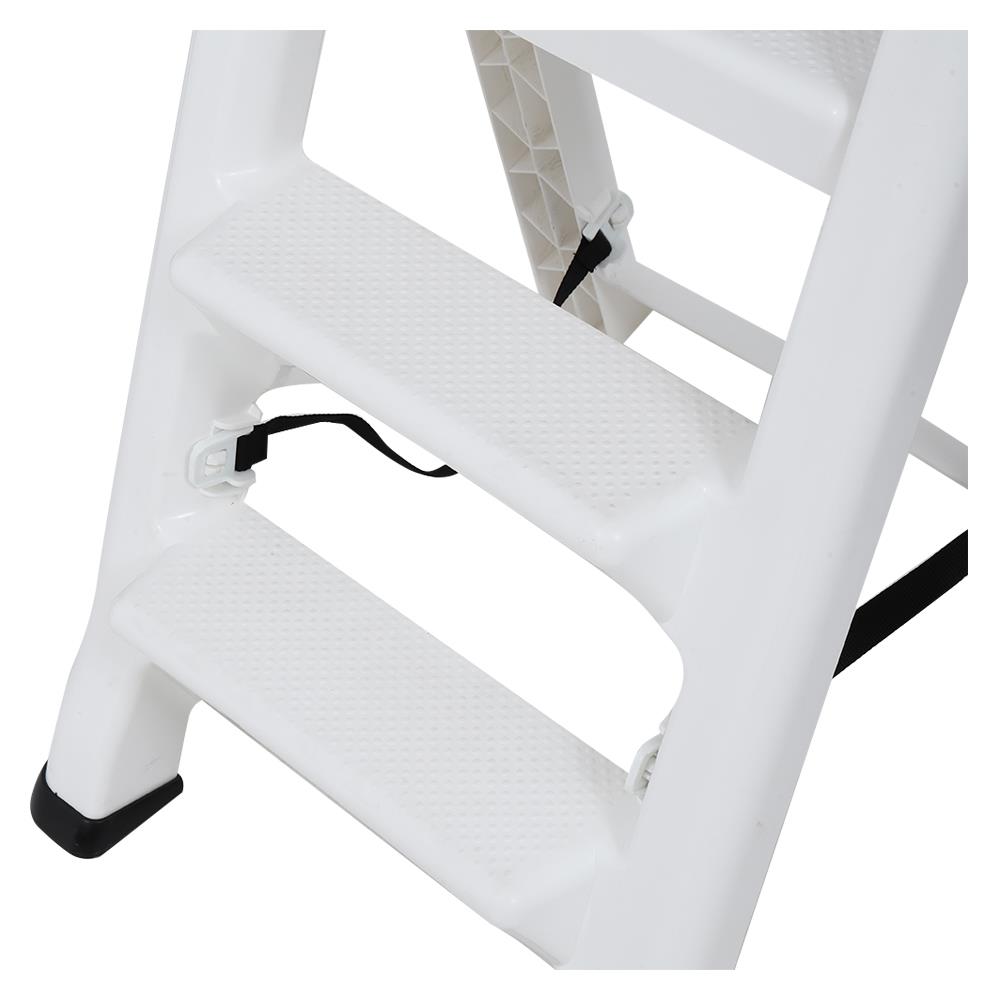 บันไดพลาสติก MATALL 3 ชั้น สีขาว