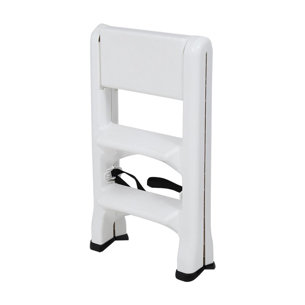 บันไดพลาสติก MATALL 3 ชั้น สีขาว