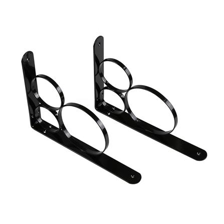 แขนรับชั้นเหล็ก STACKO O 25x18 ซม. สีดำ_1