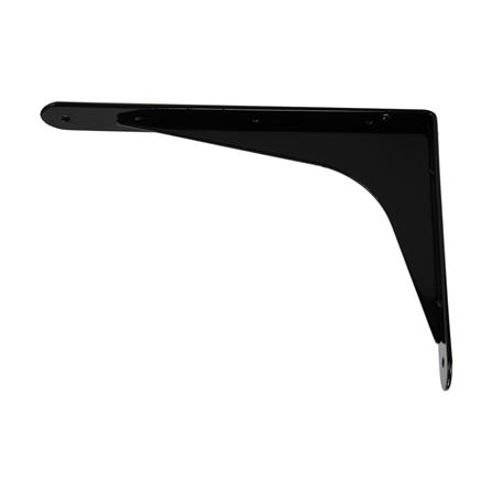 แขนรับชั้นเหล็ก STACKO L 25x18 ซม.สีดำ_1