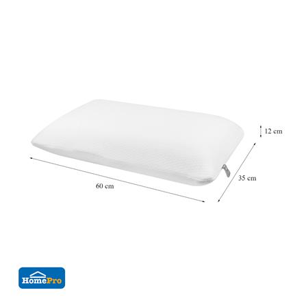 หมอนสุขภาพ ยางพารา HOME LIVING STYLE TREATER 14x24 นิ้ว สีขาว_5