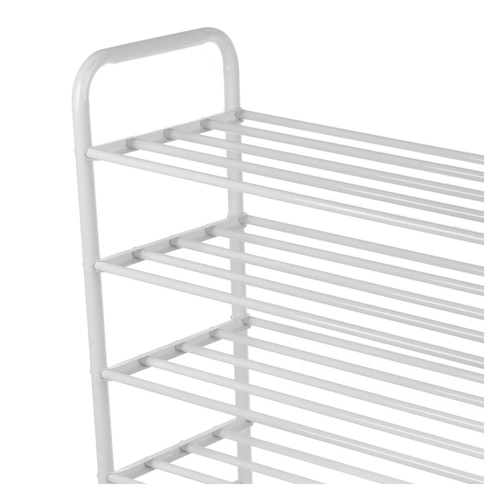ชั้นวางรองเท้า 4 ชั้น ปรับระยะได้ STACKO NKHP26001 91x31.5x90 ซม. สีขาว