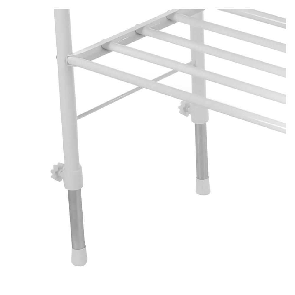 ชั้นวางรองเท้า 4 ชั้น ปรับระยะได้ STACKO NKHP26001 91x31.5x90 ซม. สีขาว