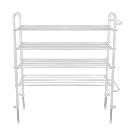 ชั้นวางรองเท้า 4 ชั้น ปรับระยะได้ STACKO NKHP26001 91x31.5x90 ซม. สีขาว_1