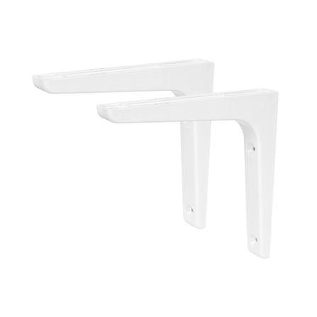 แขนรับชั้นพลาสติก STACKO 17.5x17.5 ซม. สีขาว