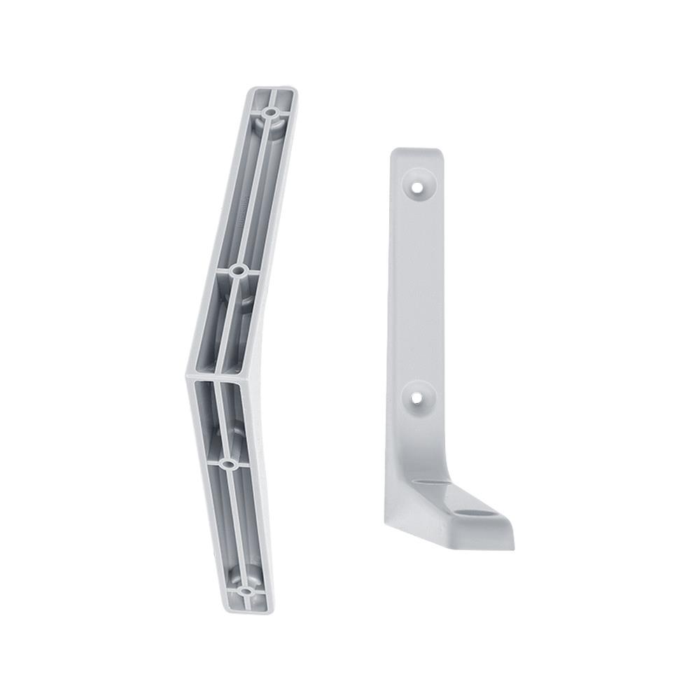 แขนรับชั้นพลาสติก STACKO 17.5x17.5 ซม. สีเทา