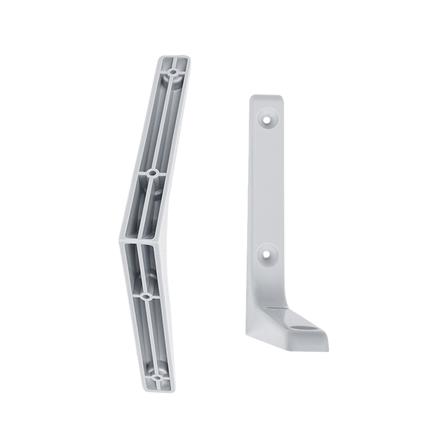 แขนรับชั้นพลาสติก STACKO 17.5x17.5 ซม. สีเทา_1