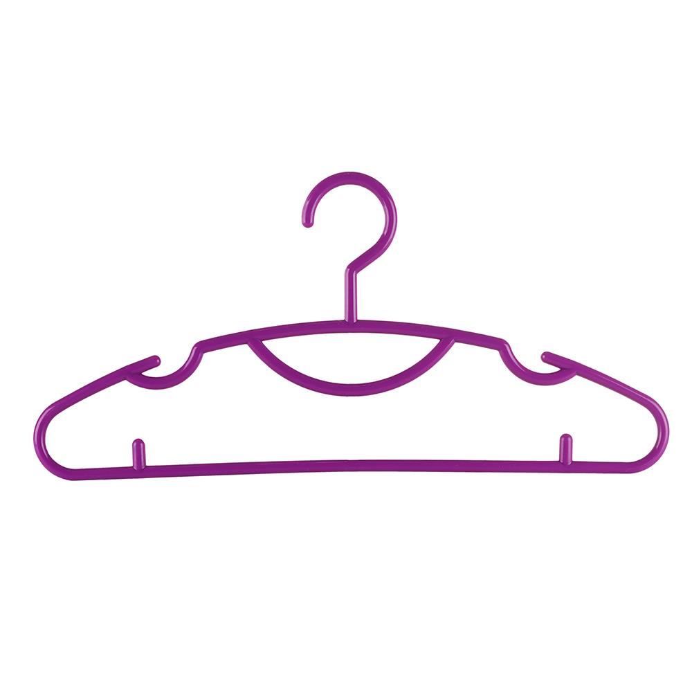 ไม้แขวนเสื้อคิงไซด์ PLIM สีม่วง แพ็ค 6 ชิ้น