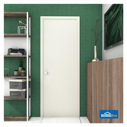 ประตูห้องน้ำ PVC AZLE AZ-1 70X200 ซม. สีครีม_3