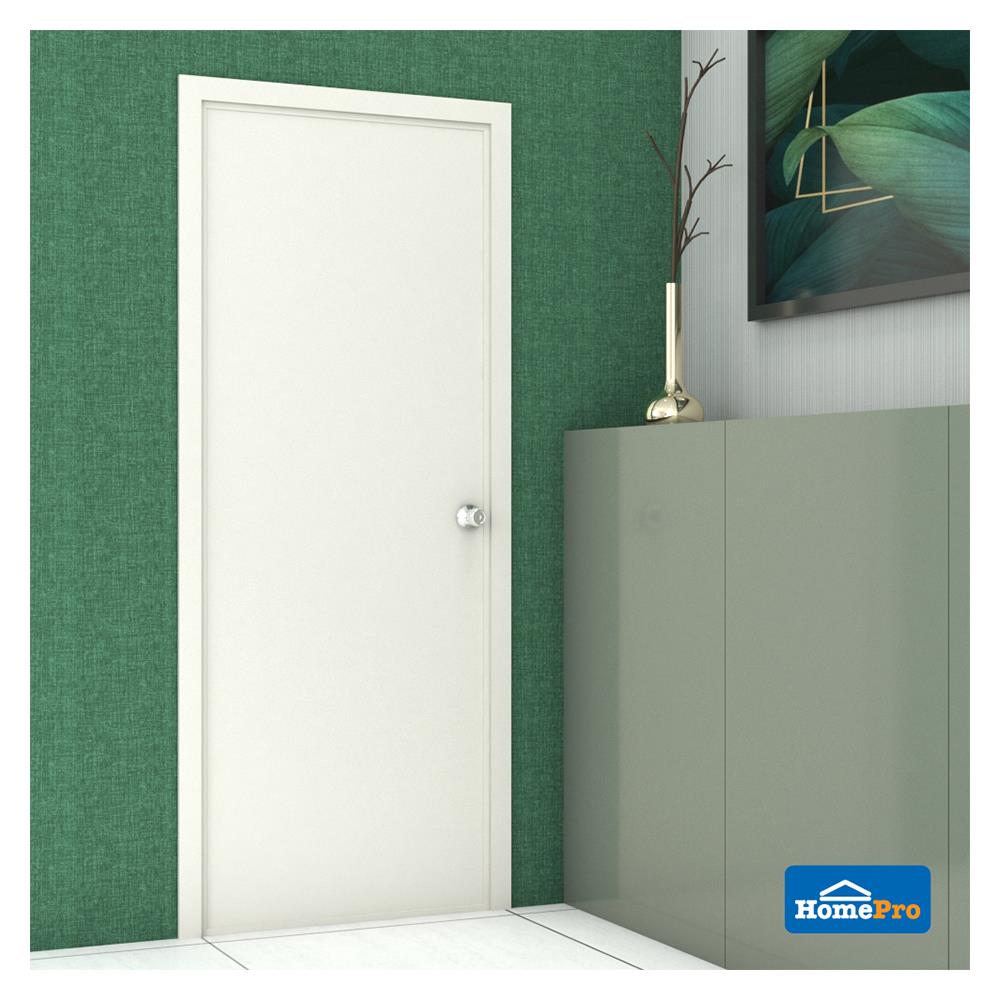 ประตูห้องน้ำ PVC AZLE AZ-1 70X180 ซม. สีครีม