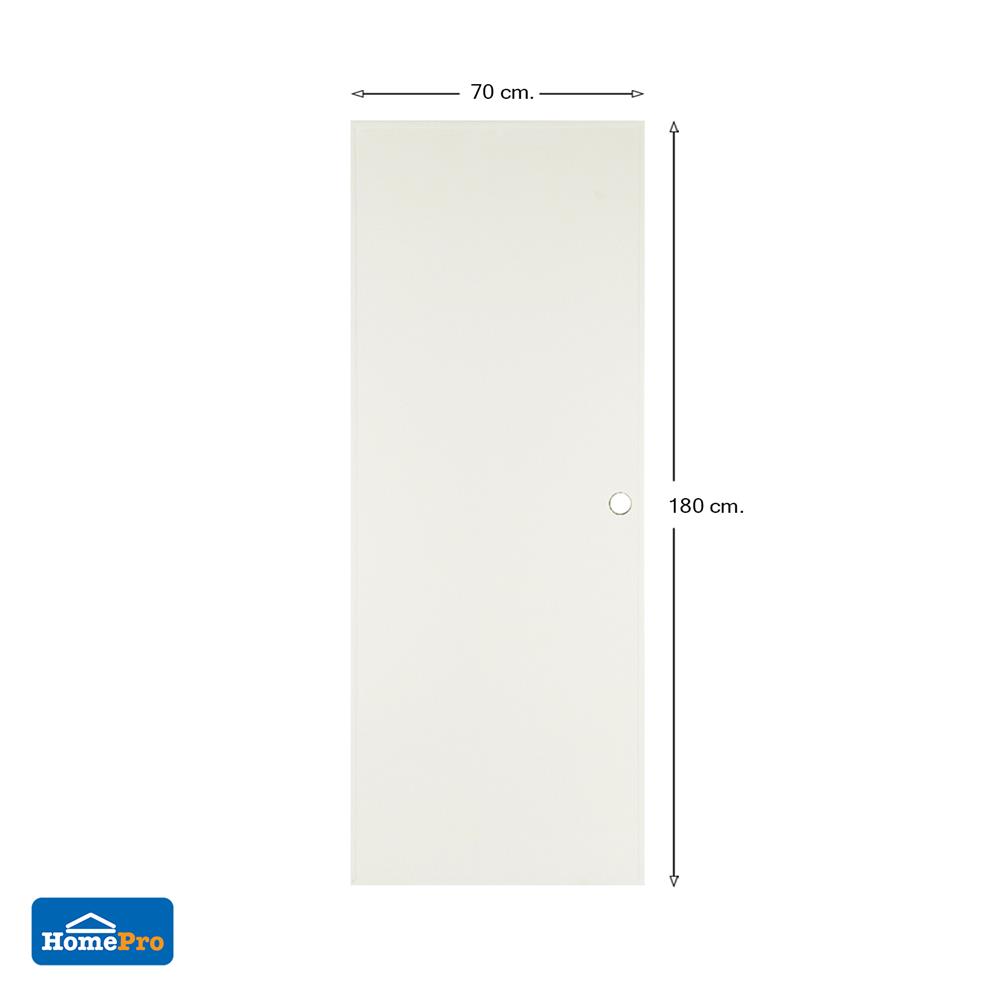 ประตูห้องน้ำ PVC AZLE AZ-1 70X180 ซม. สีครีม