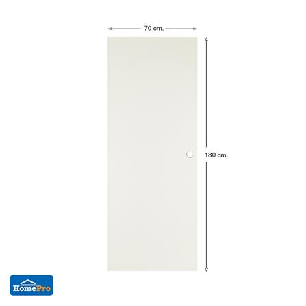 ประตูห้องน้ำ PVC AZLE AZ-1 70X180 ซม. สีครีม_5