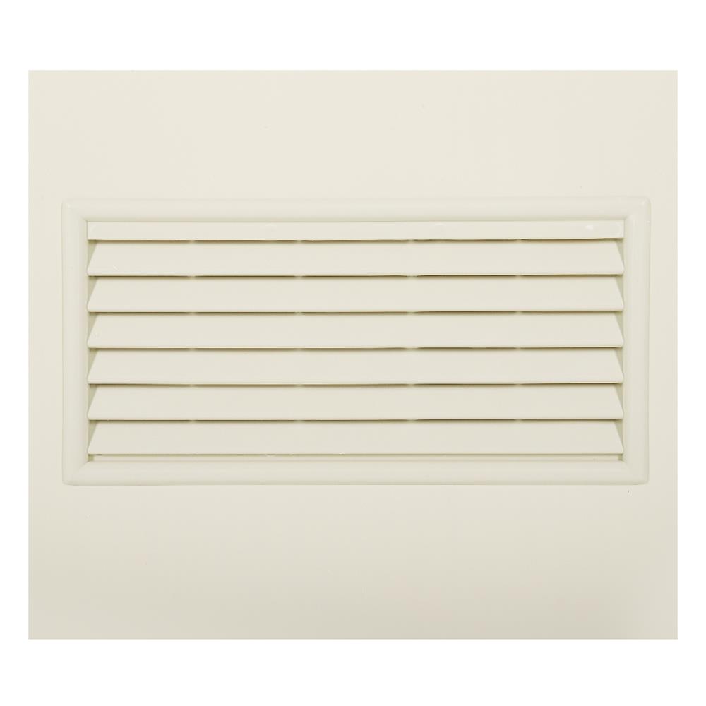 ประตูห้องน้ำ PVC AZLE AZ-2 เกล็ดล่าง 70X180 ซม. สีครีม