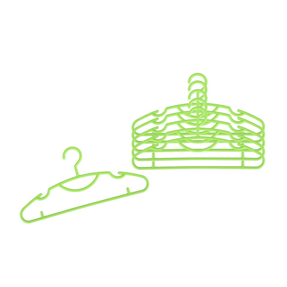 ไม้แขวนเสื้อคิงไซด์ PLIM สีเขียวเลมอน แพ็ค 6 ชิ้น