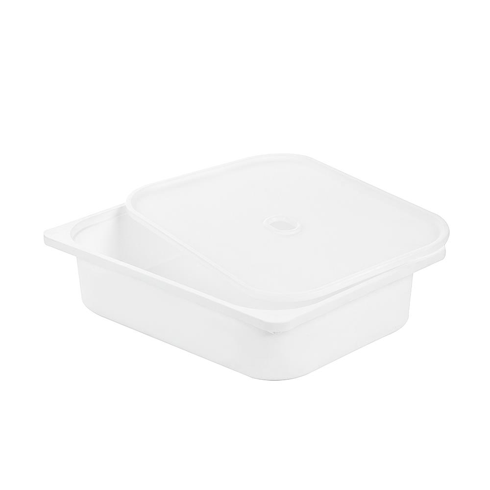 กล่องฝาปิด STACKO HARU 43x33x10 ซม. สีขาว