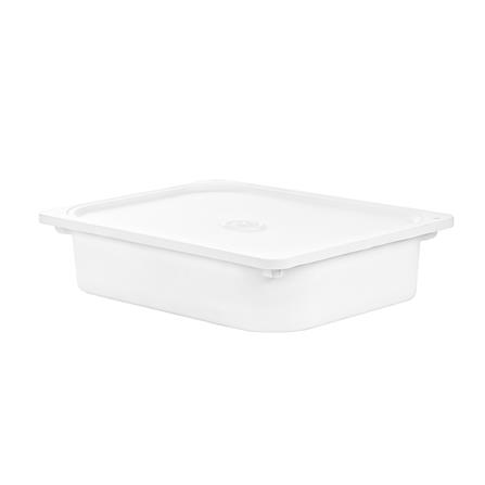 กล่องฝาปิด STACKO HARU 43x33x10 ซม. สีขาว