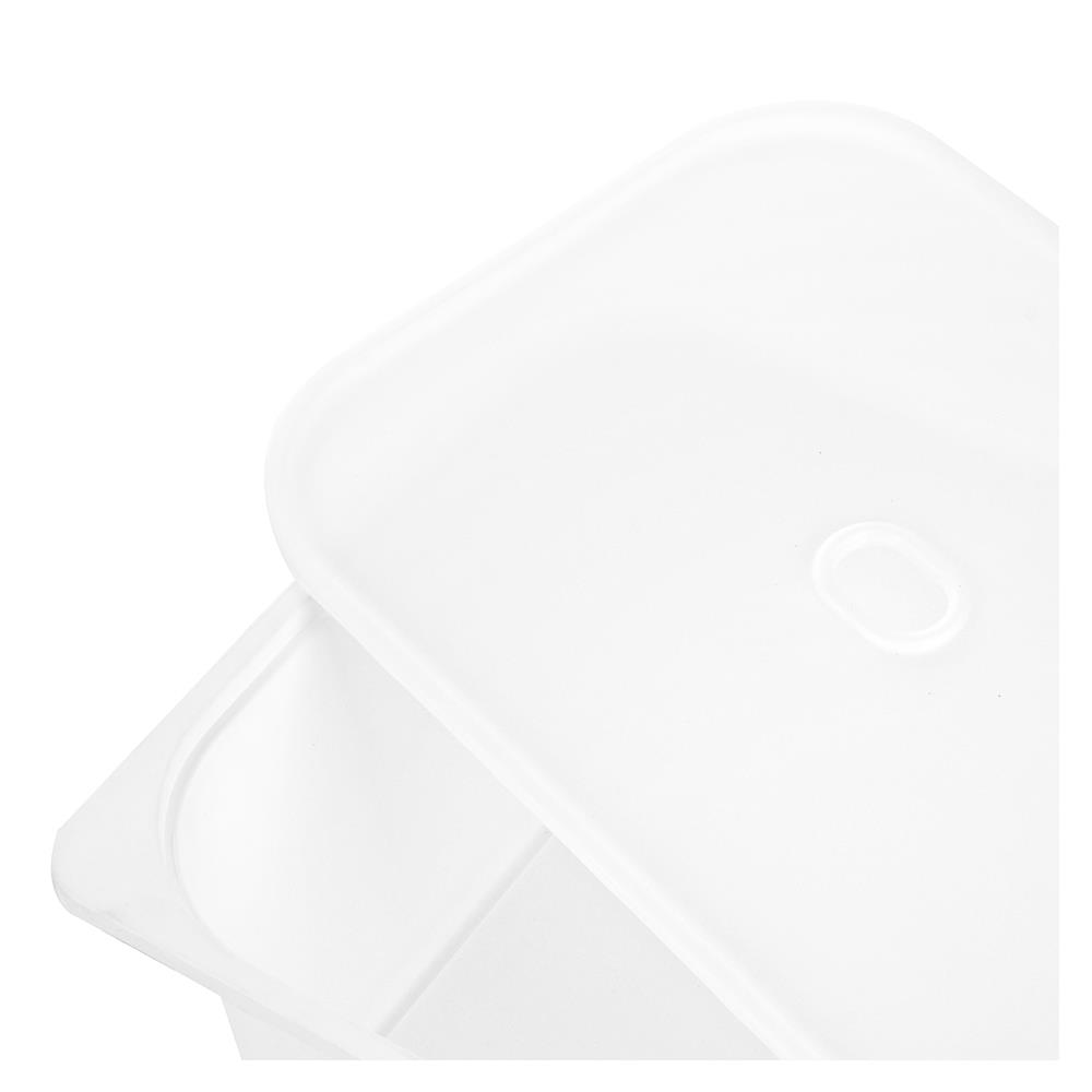 กล่องฝาปิด STACKO HARU 43x33x22 ซม. สีขาว