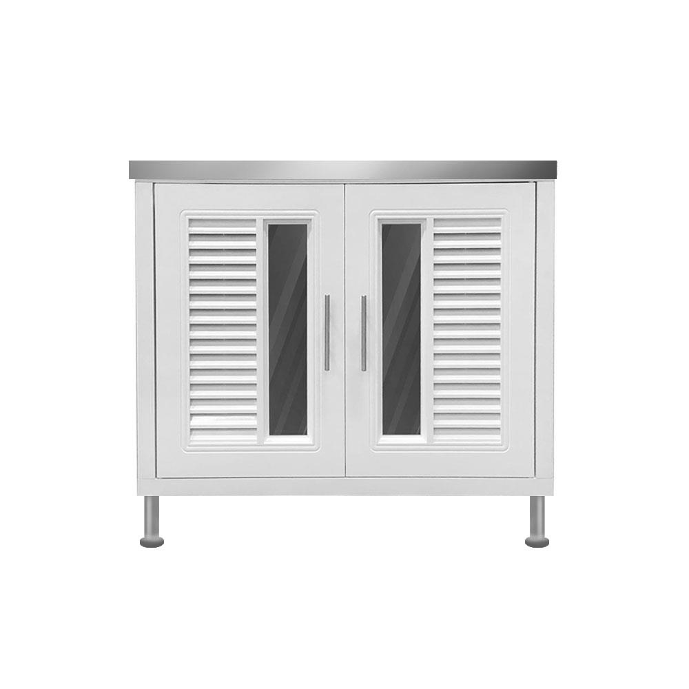 ตู้ตั้งพื้น ABS CABIN NUVO 1หลุม 1ที่พัก สีขาว