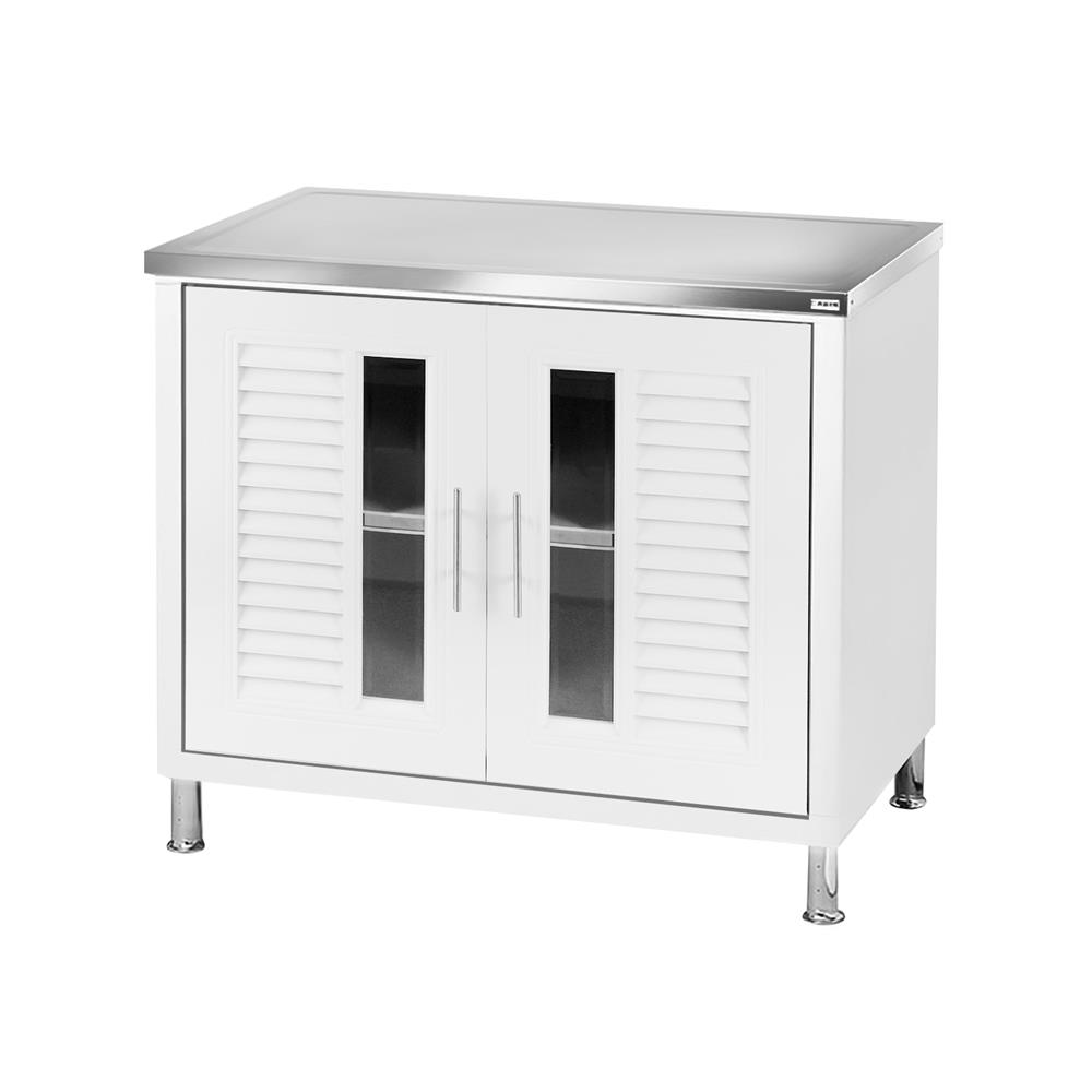 ตู้ตั้งพื้น ABS CABIN NUVO TOP 89x82 ซม. สีขาว