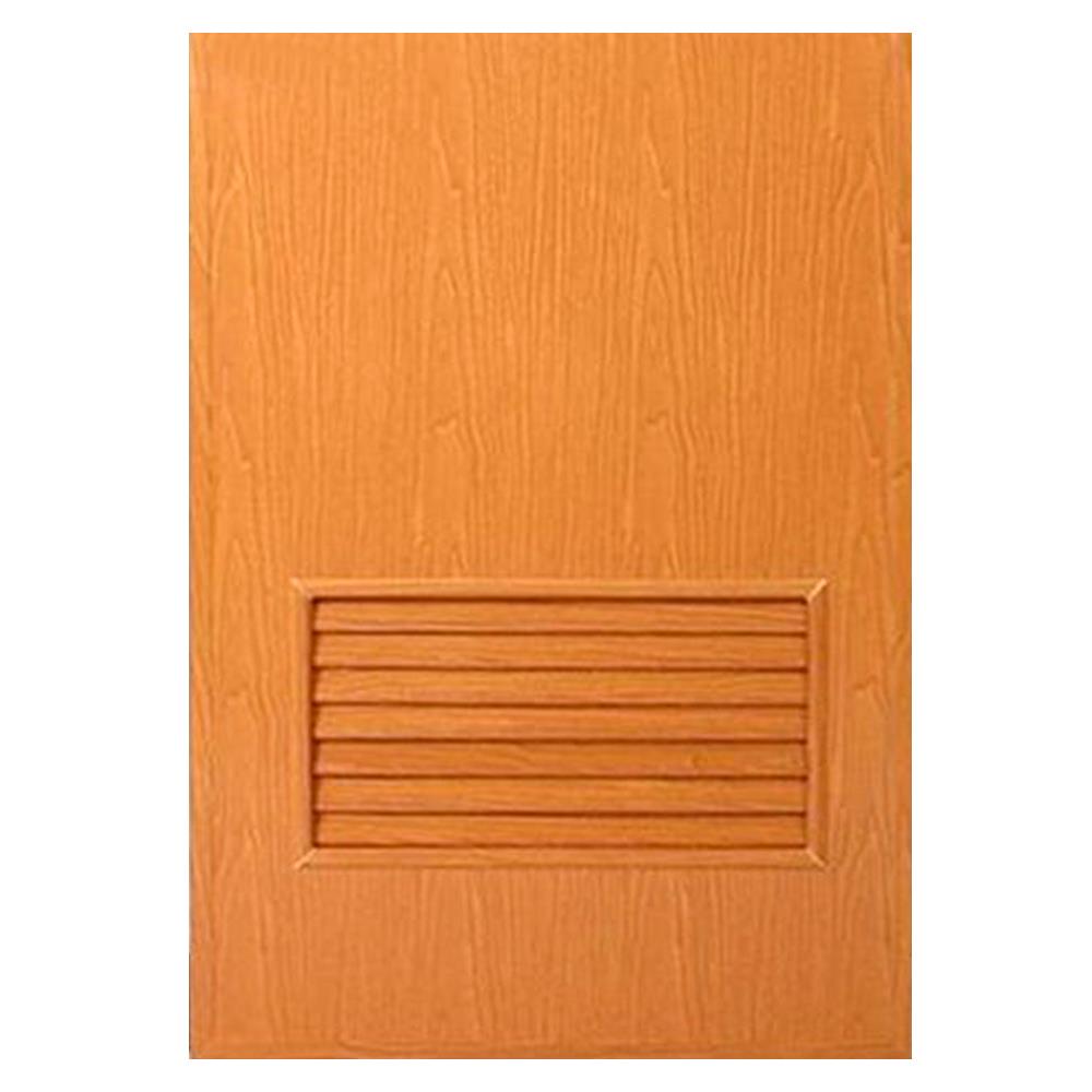 ประตู PVC บานประกอบ AZLE 2 70X200 ซม. สีสัก