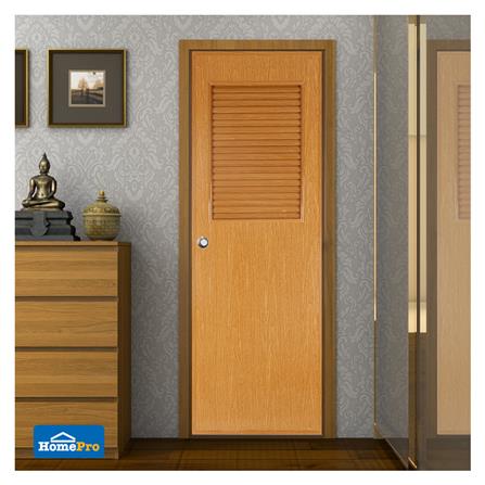 ประตู PVC บานประกอบ AZLE 3 70X200 ซม. สีสัก_3