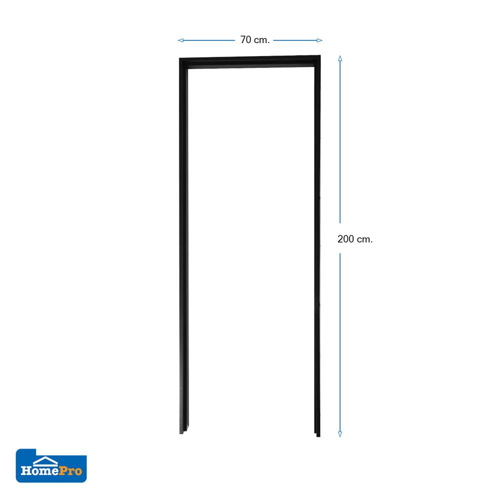 วงกบประตู PVC AZLE 70X200 ซม. สีโอ๊คดำ