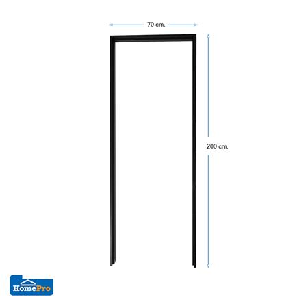 วงกบประตู PVC AZLE 70X200 ซม. สีโอ๊คดำ_4