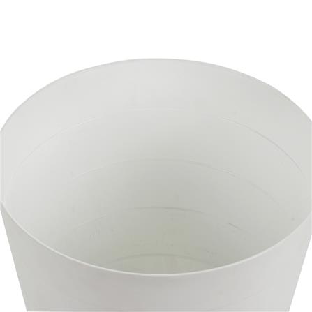 กระถางพลาสติก SPRING SP-03 26x26x25 ซม. สีขาว_2