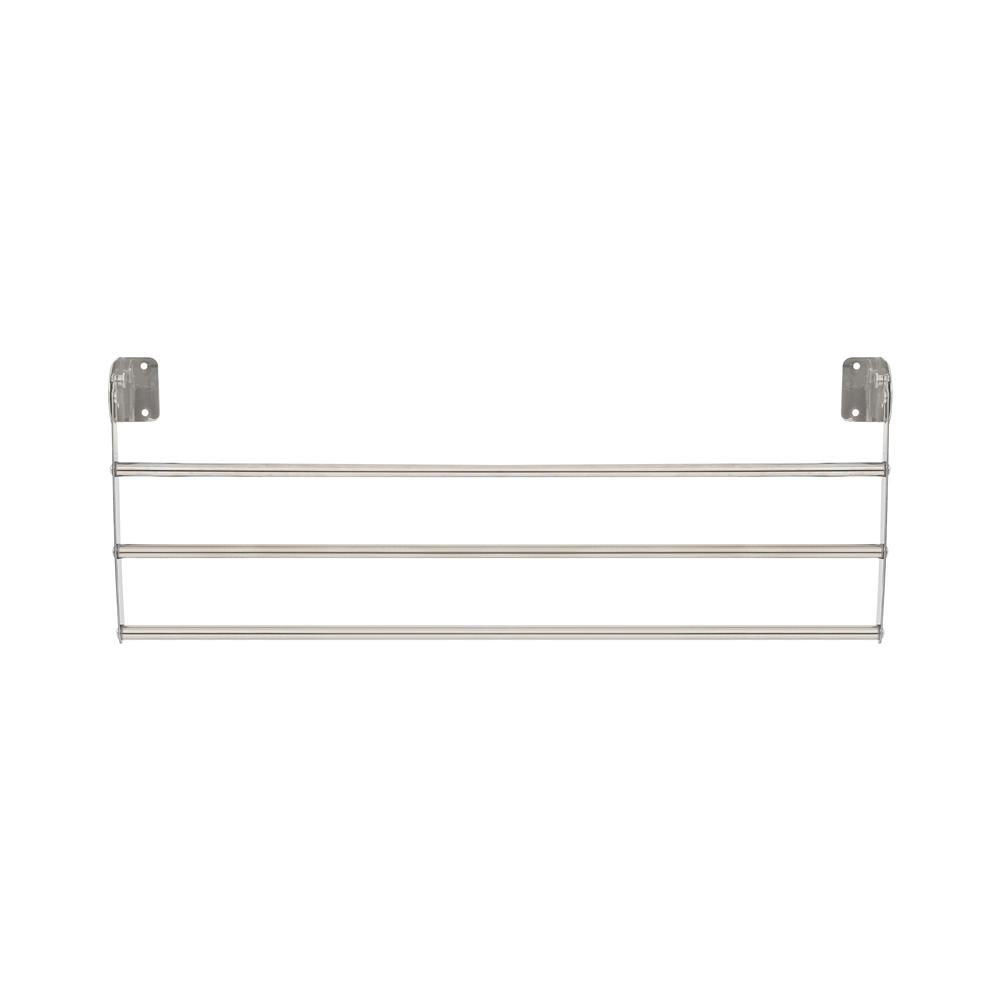 ราวติดผนังสเตนเลสพับได้ 3 เส้น 80cm PLIM