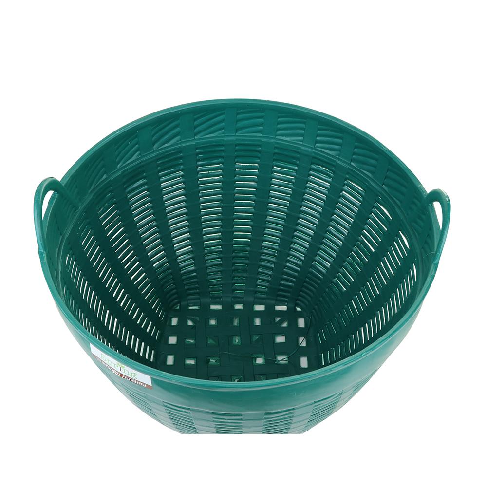 เข่งพลาสติก SPRING เบอร์ 2 สีเขียว