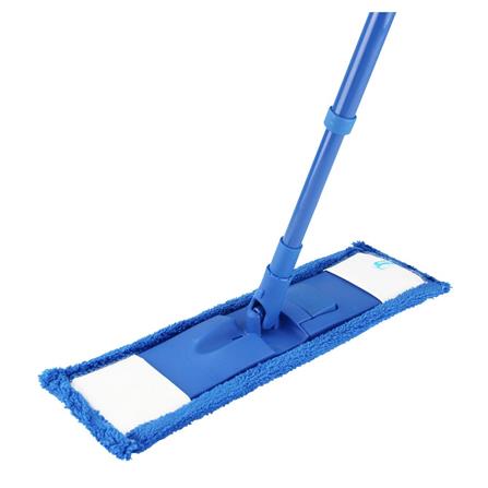 ไม้ม็อบไมโครไฟเบอร์ดันฝุ่น SWASH 16.5 นิ้ว สีฟ้า