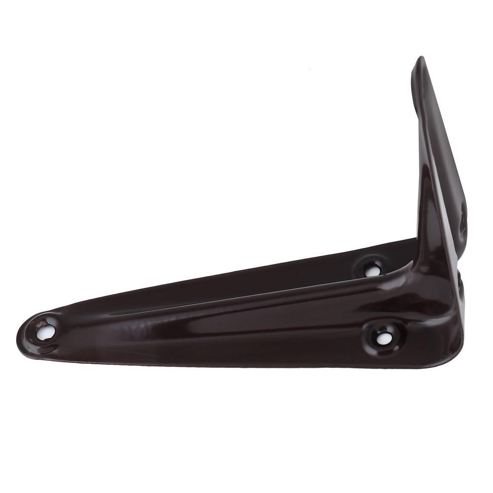 แขนรับชั้นเหล็ก HAFELE 90 องศา 7.5x10 ซม. สีน้ำตาล