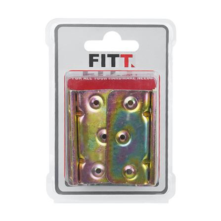 บานพับเตียงถอดไม่ได้ FITT BC-10-11 3 รู สีรุ้ง_2